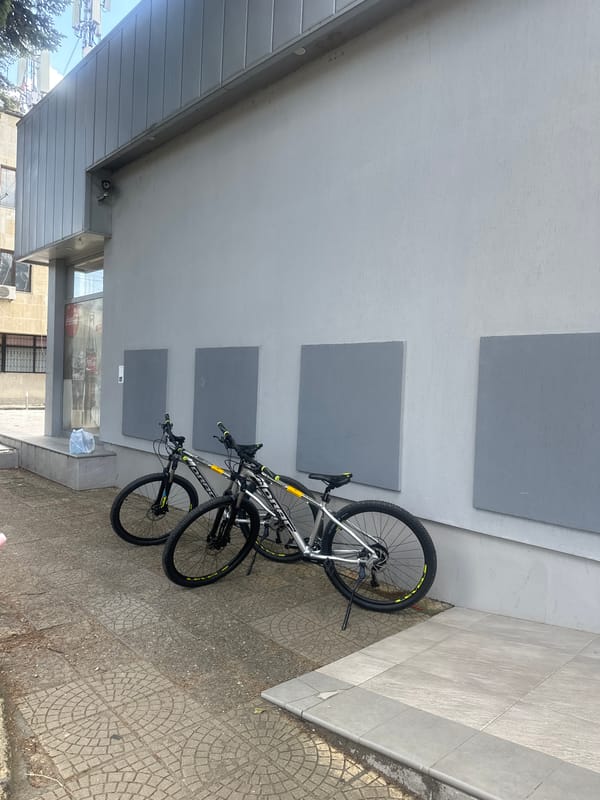 Bikes, ice cream, and a quick break in Ovoshtnik