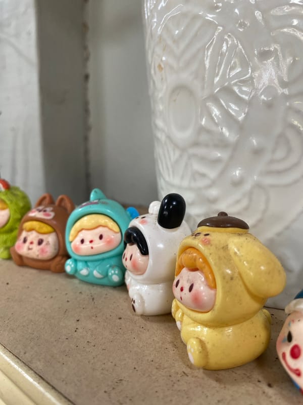 Decorative figurine collection documented in Choeng Thale, Thailand