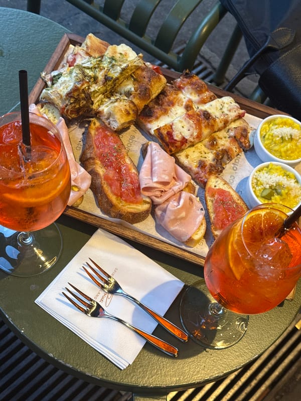 Evening social outing documented across Milan locations