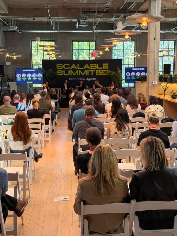 YouTube panel discussion held at Scalable Summit 2026 in LA