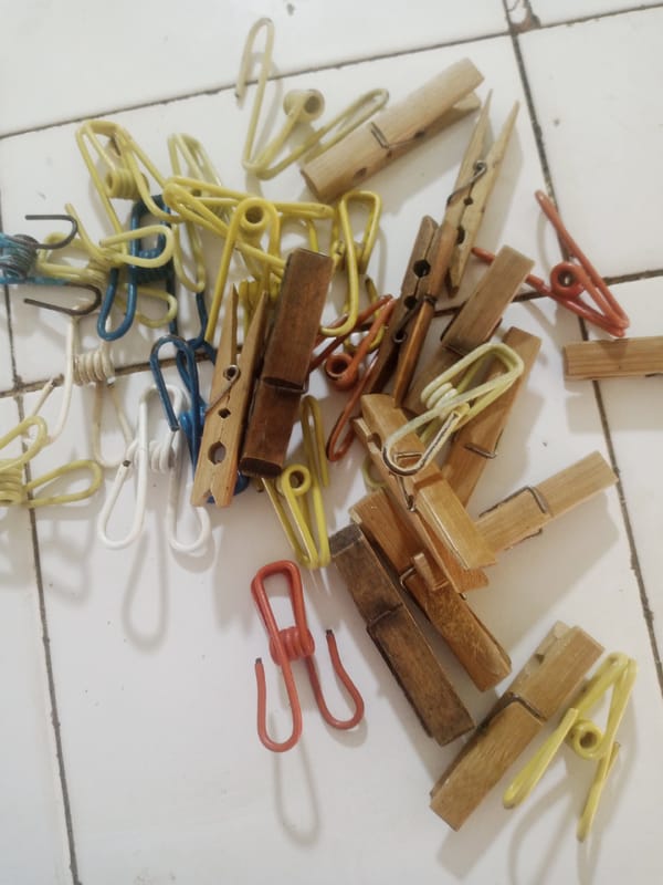 Household items and personal belongings scattered across La Tagua