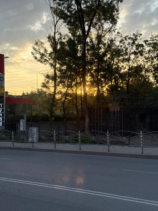 Evening street scenes documented across Sofia, Bulgaria neighborhoods