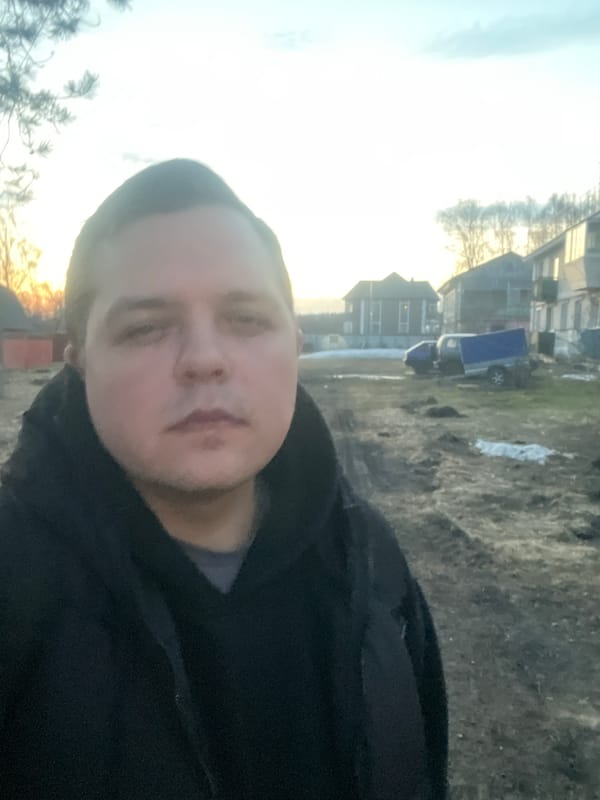 Late-night selfies taken in Russian residential neighborhood