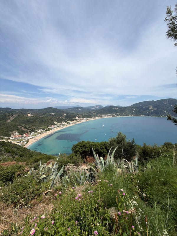 Scenic coastal views documented from Afionas overlooks, Greece