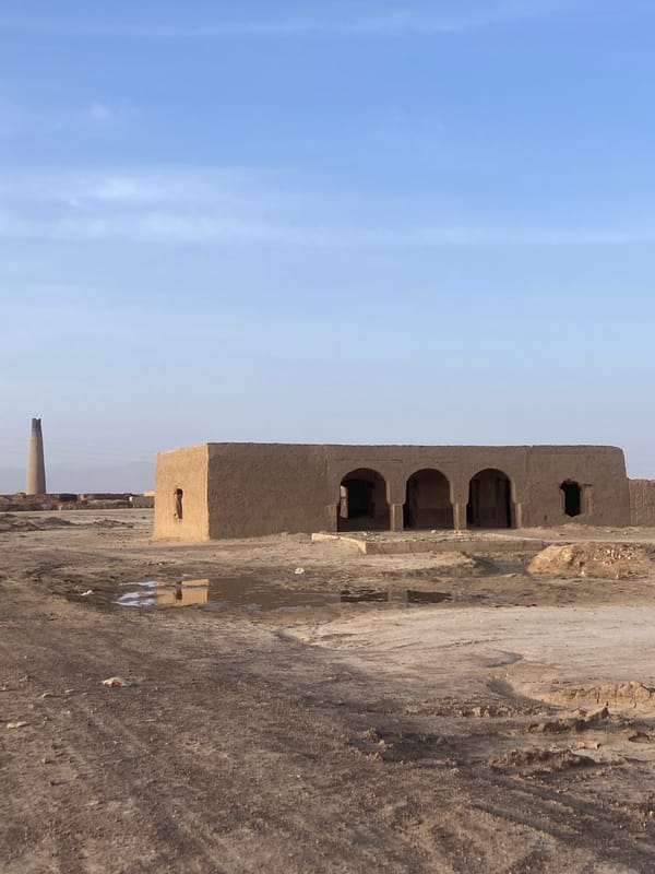 Weathered arched structure documented in Ajram Shadezai Pakistan