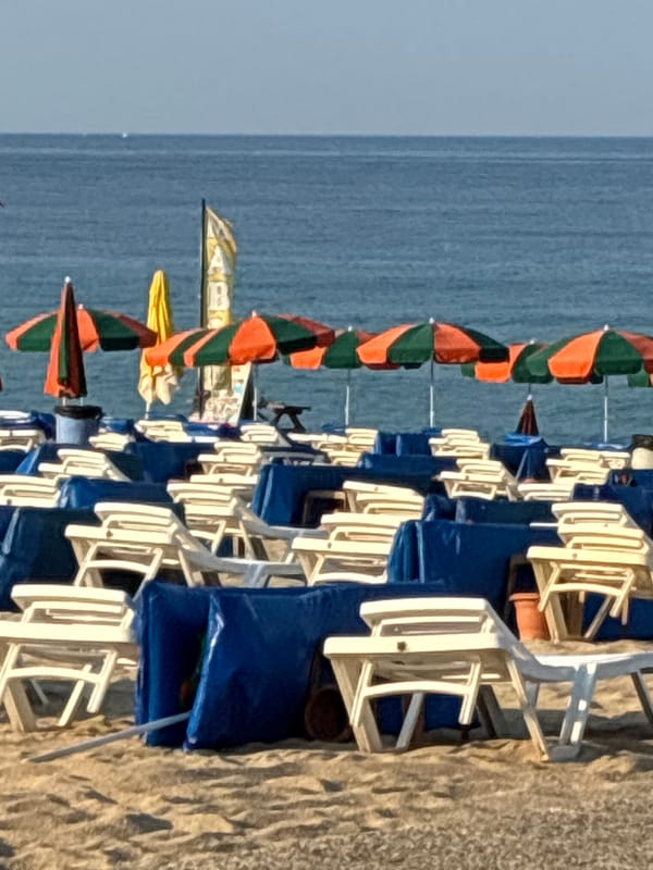 Quiet morning along Alanya's beaches and streets
