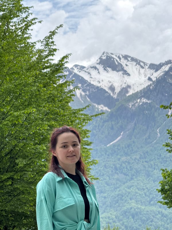 Families enjoy morning outdoor activities in Krasnaya Polyana mountains
