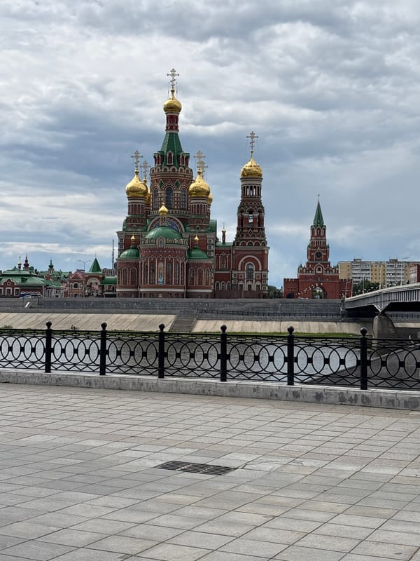 Wandering Yoshkar-Ola: history exhibits, architecture, and riverside views
