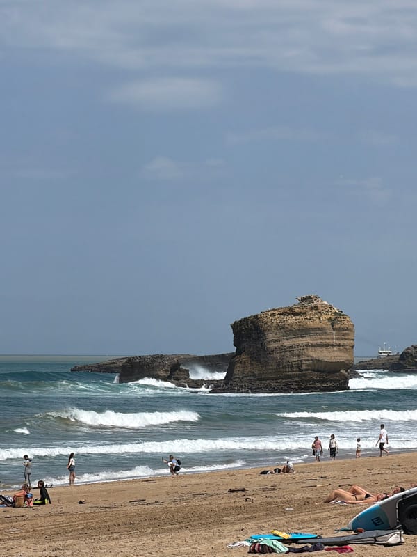Busy May Day morning observed at Biarritz beaches