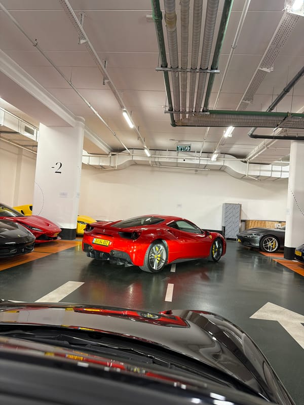 Ferrari unveiling event held in Tel Aviv garage