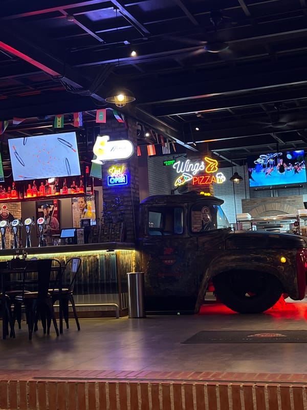 Evening scenes captured at Nha Trang bar with modified truck