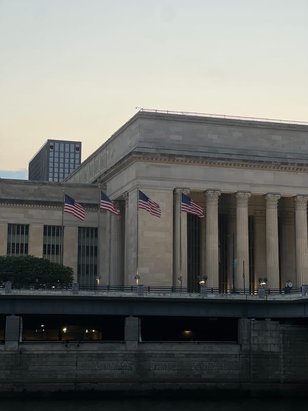 Evening scenes along Philadelphia's Schuylkill River waterfront