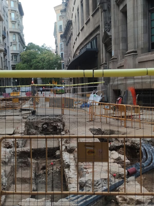 Barcelona street life and archaeological site documented across city