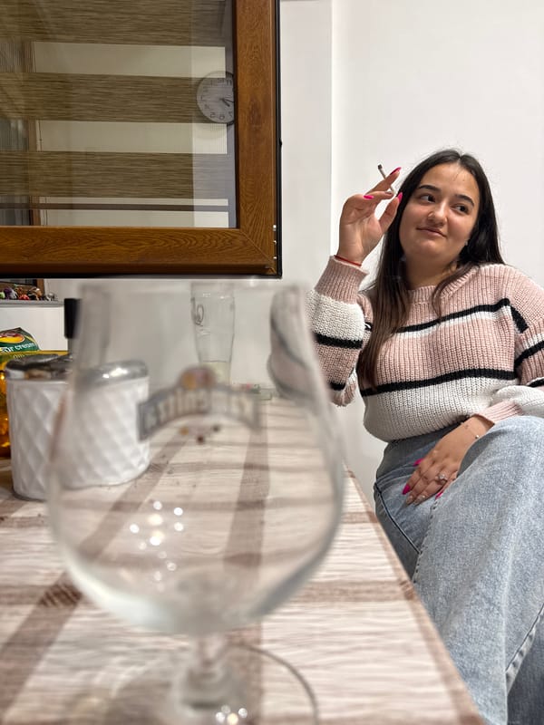Casual indoor moments documented in Lovech apartment setting