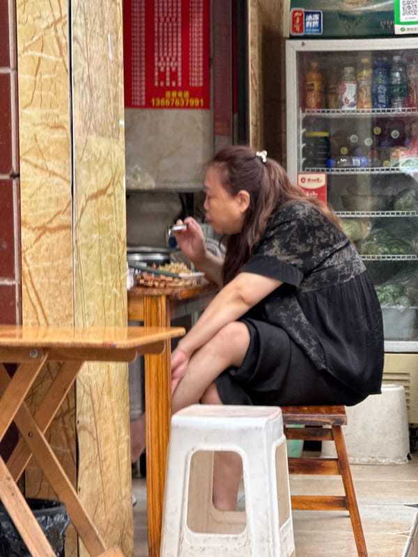 Morning street life documented across Jiangjin, China