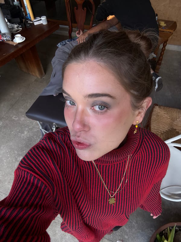 Tattoo session documented in Mexico City courtyard setting