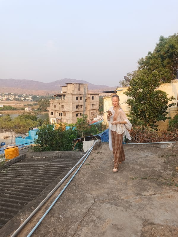 Daily life documented across Puttaparthi, India morning hours