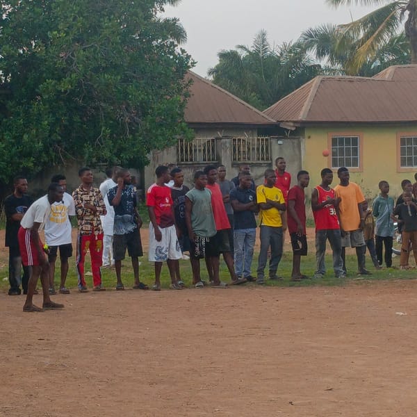 Community football gathering brings residents together in Akwanga, Nigeria