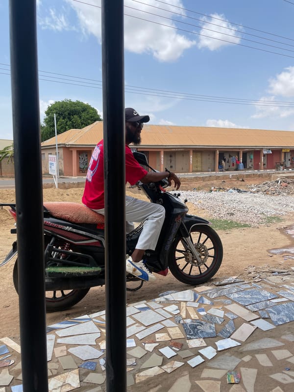 Everyday street life documented across Nigerian neighborhoods
