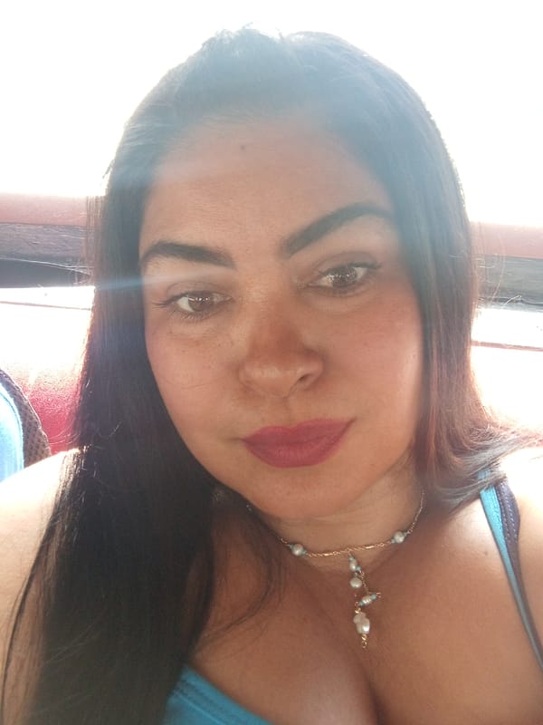 Woman photographed outdoors in Juan Griego, Venezuela