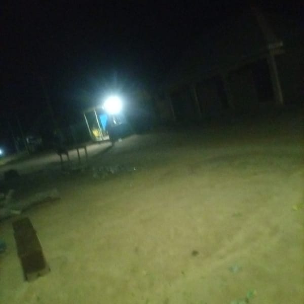 Nighttime street scenes in Jalingo, Nigeria