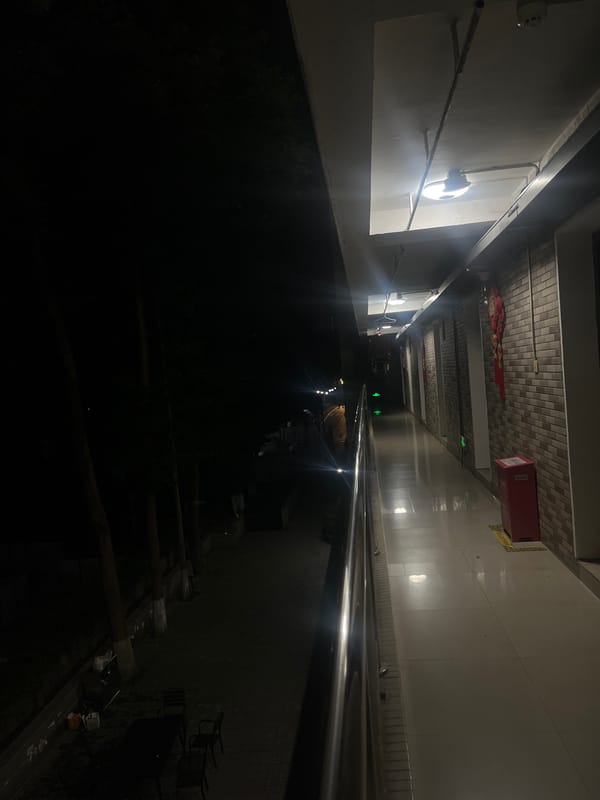 Night walk documented through Yuzhong District urban streets