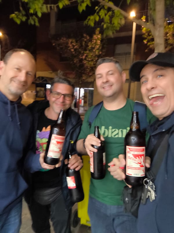 Man records vocals with professional microphone in Ripollet, Spain