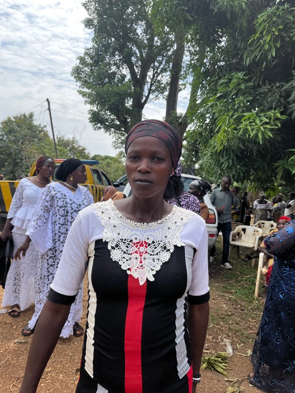 Small outdoor gathering observed in Ganawuri, Nigeria