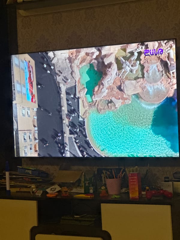 Evening at home: TV watching and nighttime driving in Yerevan