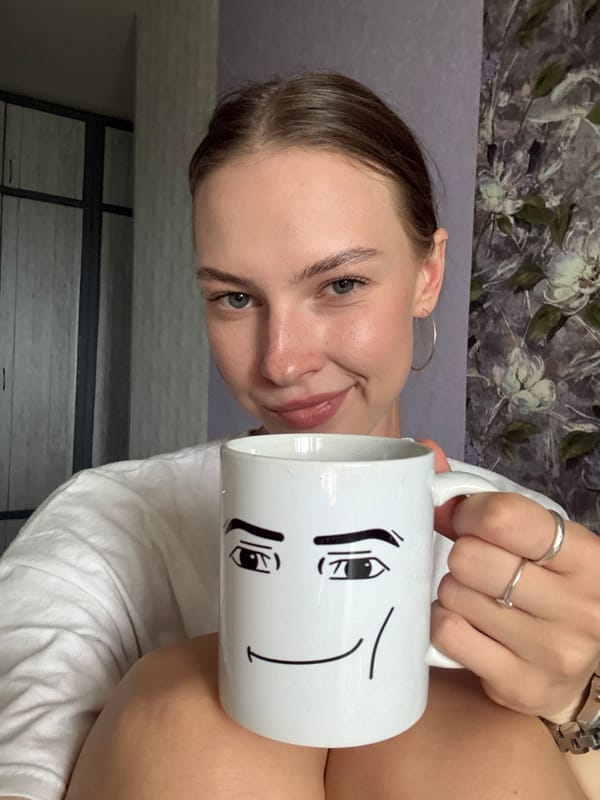 Young woman documents morning routine in Perm, Russia
