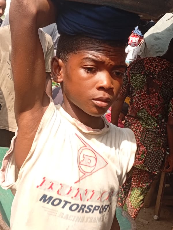 Routine market day documented in Onitsha, Nigeria