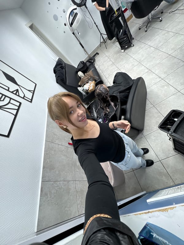 Full hair salon session in Chaikovsky, start to finish