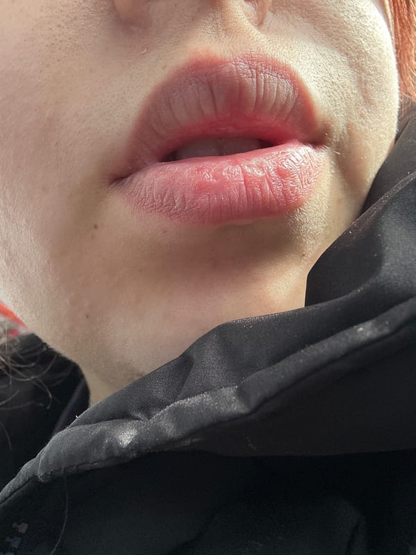Close-up portrait captured in Sofia shows intimate facial details