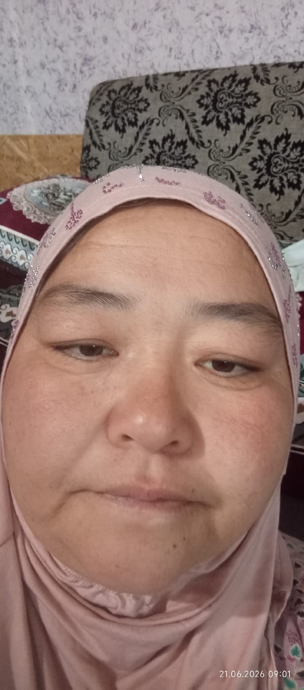 Close-up selfies in pink hijabs, Chon-Kara, Kyrgyzstan