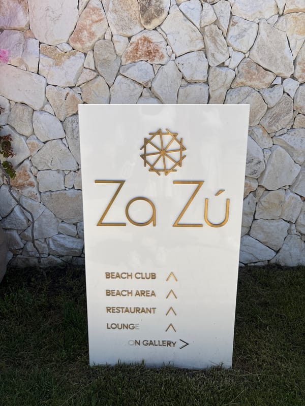 Morning at Za Zú beach lounge in Nesebar, Bulgaria