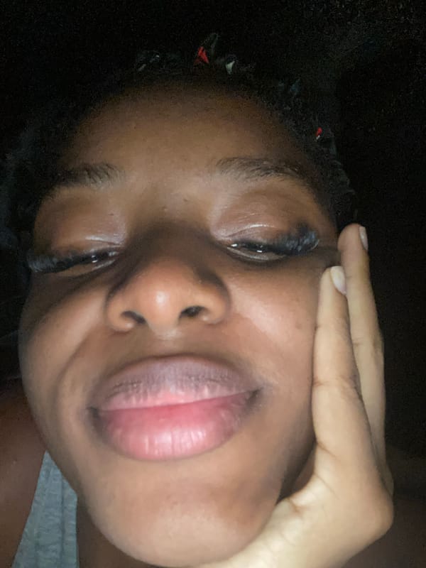 Woman documents personal selfie session in Jos, Nigeria