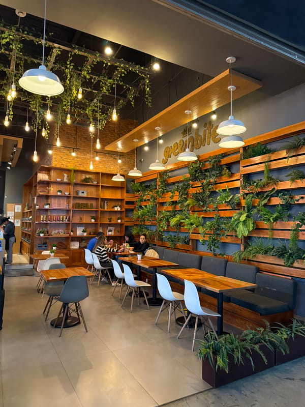 Evening retail and dining activity documented in Puebla