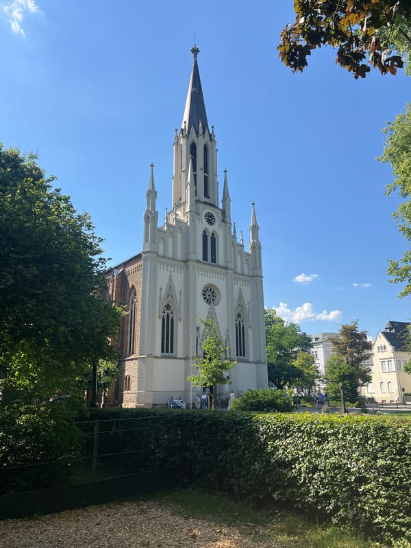 Bad Ems spa town: churches, gardens, statues, and park life