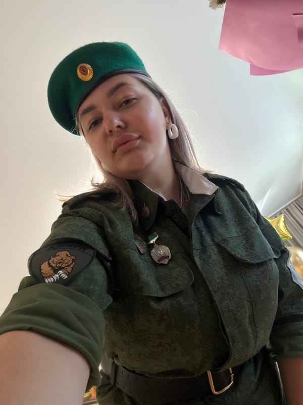 Military uniform portraits taken in Birobidzhan, Russia