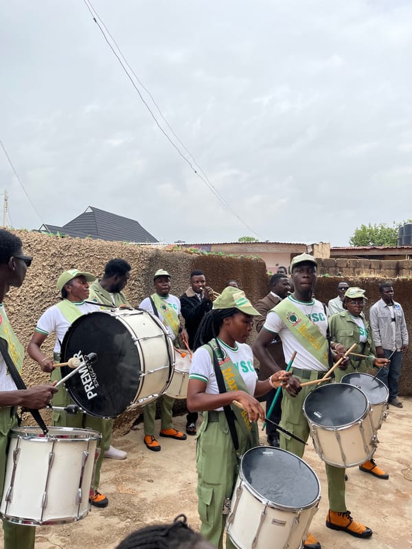 NYSC marching band parade draws crowds in Gura Top