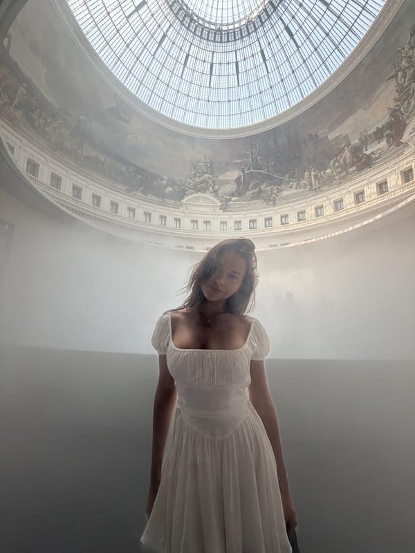 Immersive art installation unfolds inside a Paris domed venue