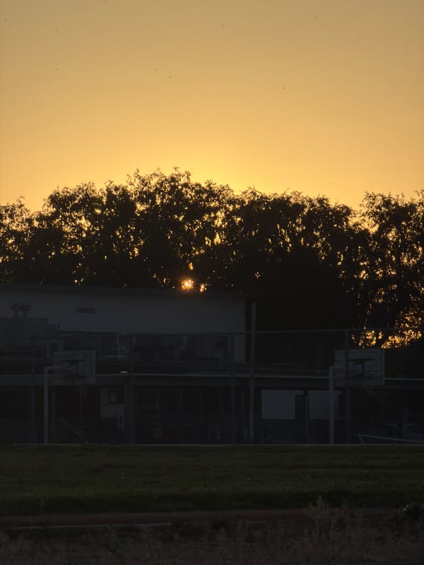 Sunset moments captured at Burbank recreational area