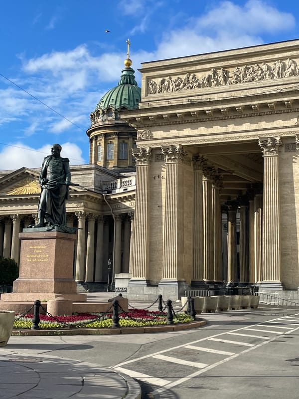 Morning stroll through Saint Petersburg's historic center