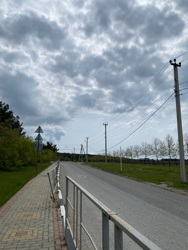 Man with oranges, spring blooms captured in Gelendzhik