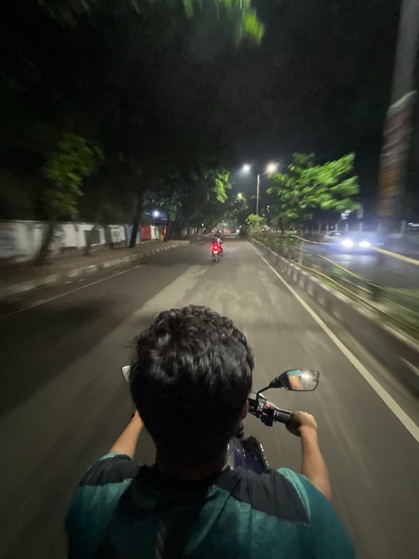 Nighttime street scenes and portrait captured in Dhaka