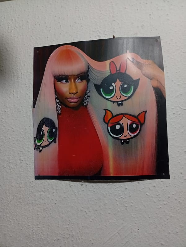 Nicki Minaj Powerpuff Girls poster spotted in Lokoja Nigeria