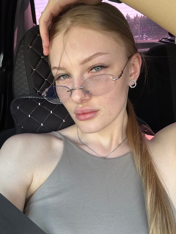 Woman in car observed in Perm, Russia