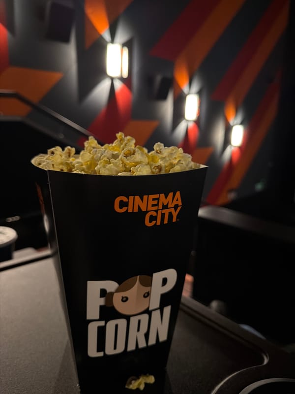 Cinema visit documented in Sofia entertainment complex