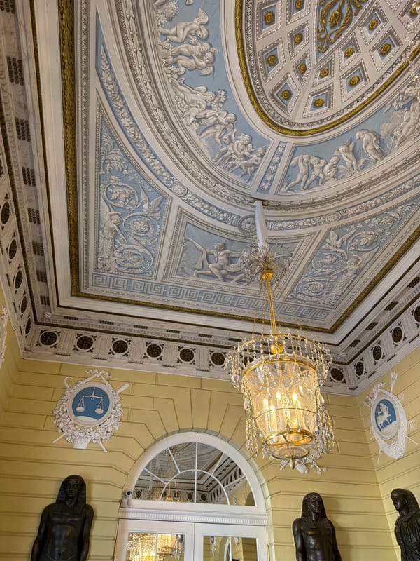 Inside and outside a grand Russian imperial palace estate