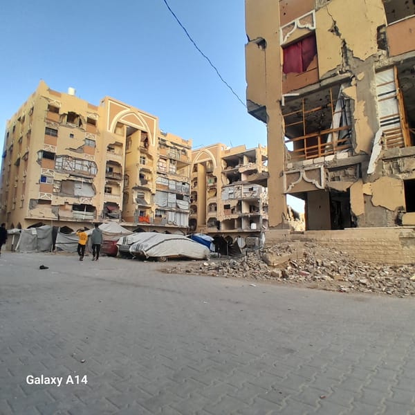 Extensive damage and displacement camps documented in Khan Yunis